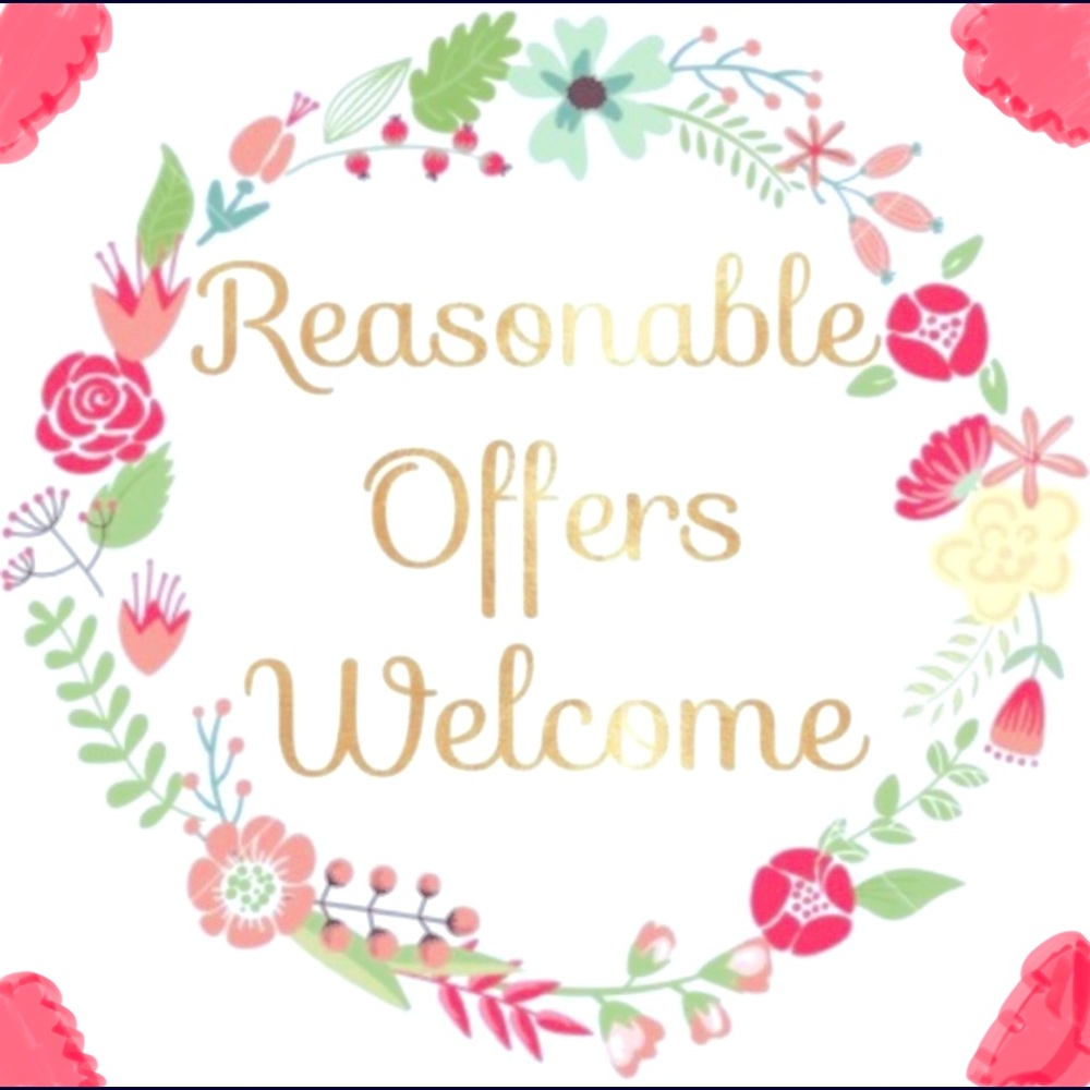 Reasonable offers welcome!